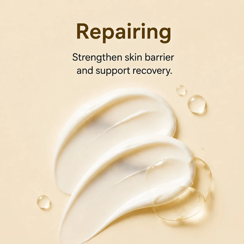 Repairing ready-to-market skincare formula supporting skin barrier recovery OEM ODM private label skincare development Repairing ready-to-market skincare formula supporting skin barrier recovery OEM ODM private label skincare development